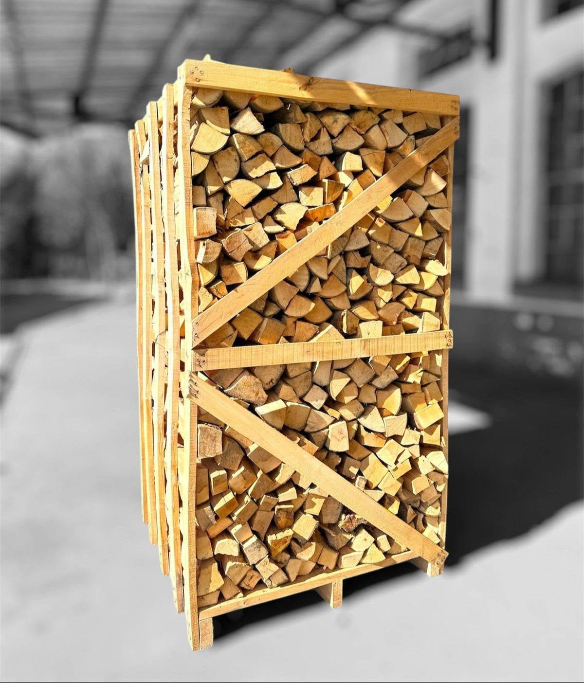 Brennholz Buche  1,8 RM - 25cm oder 33 cm - Kammergetrocknete Brennholz