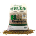 Pellets de Madeira PINEWELLS 15 kg – Palete com 20 Sacos